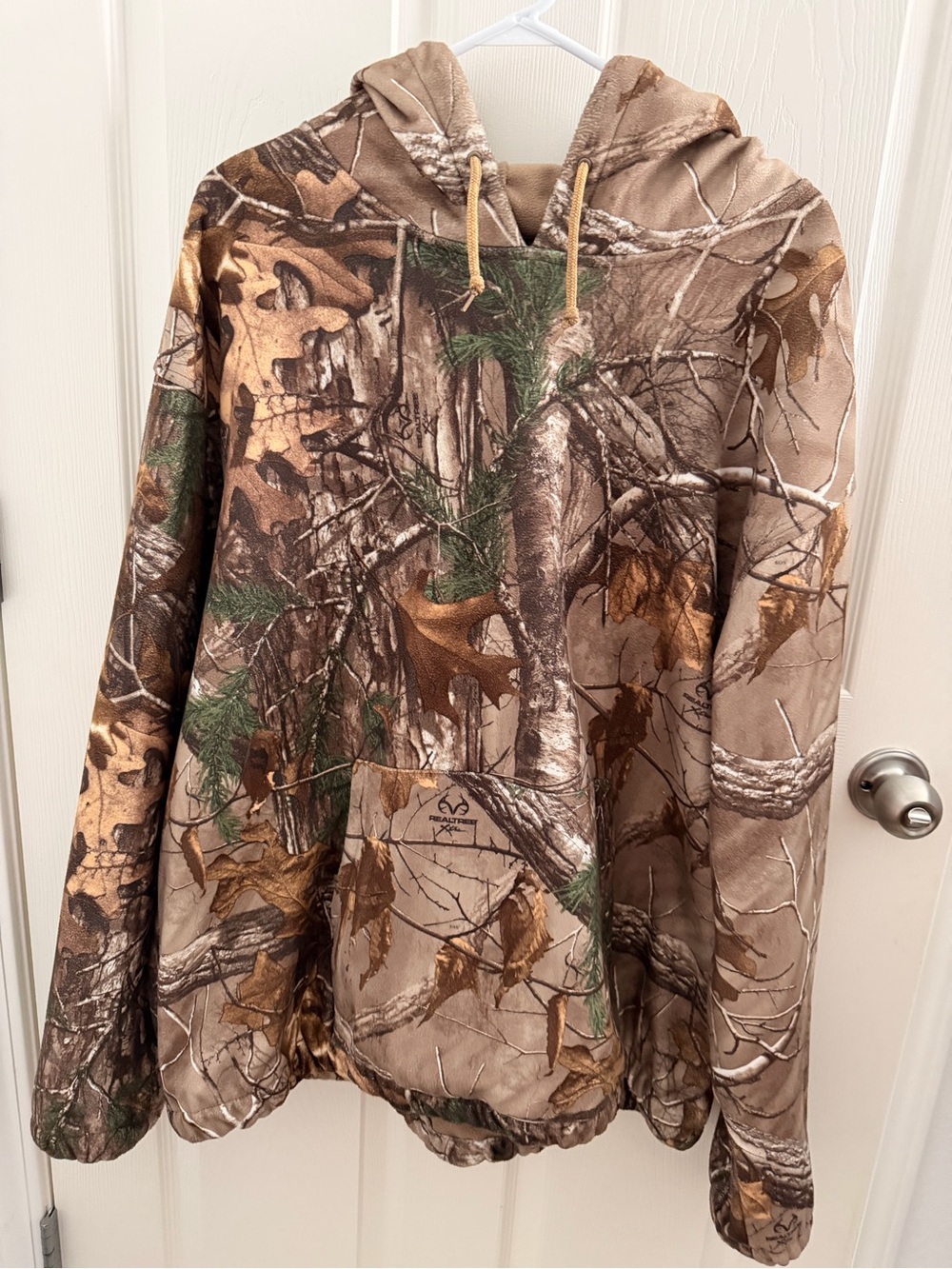 Redhead Realtree Camo Fleece Pullover Hoodie in Tan, Brown, Green ~ Size 2XL